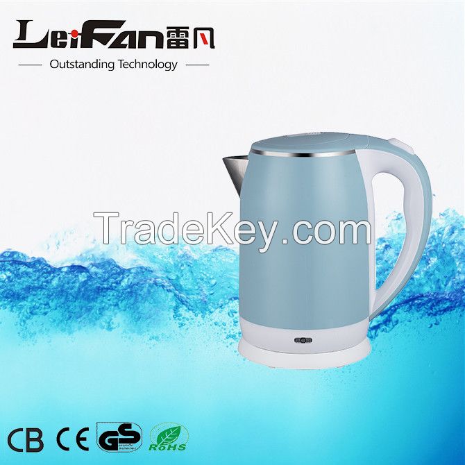 cool-touch double walls electric kettle