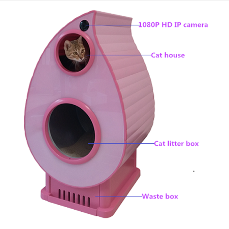 2019 New Stainless Steel Scoopfree Self-Cleaning Luxury Large Automatic Cat Litter Box