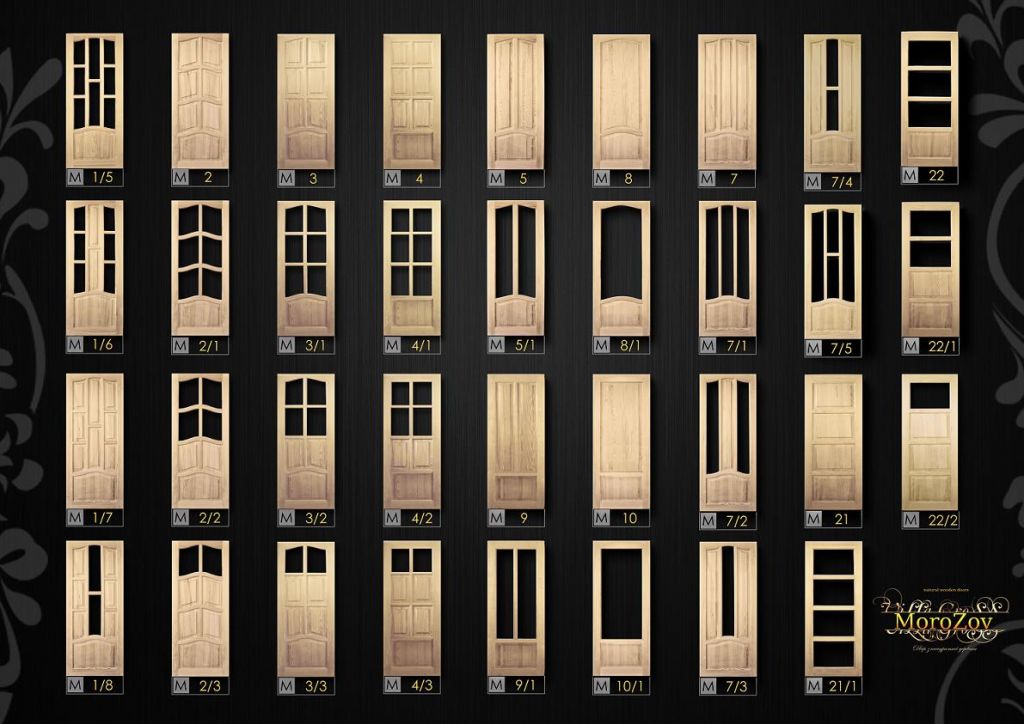 interior wood door panels