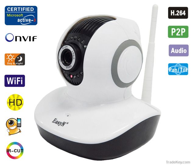 HD Onvif wifi p2p ip camera with mobile view