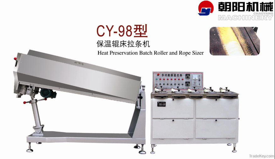 Heat Preservation Batch Roller and Rope Sizer speed(m/min):?25