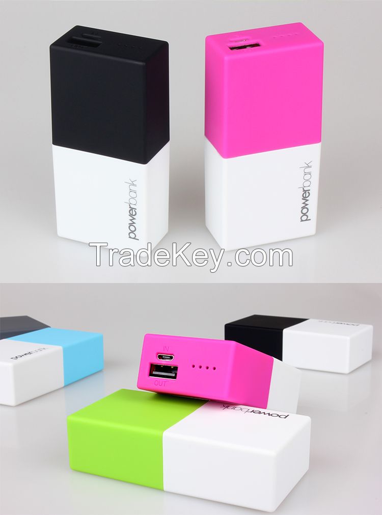 2015 NEW and Hot Sale Mini but powerful mobile power bank with 2.1A output