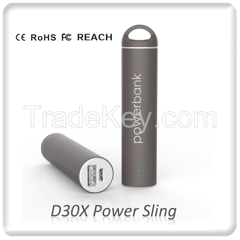 D30X private power sling power bank with REACH, PAHS, CE, ROHS from TUV / SGS