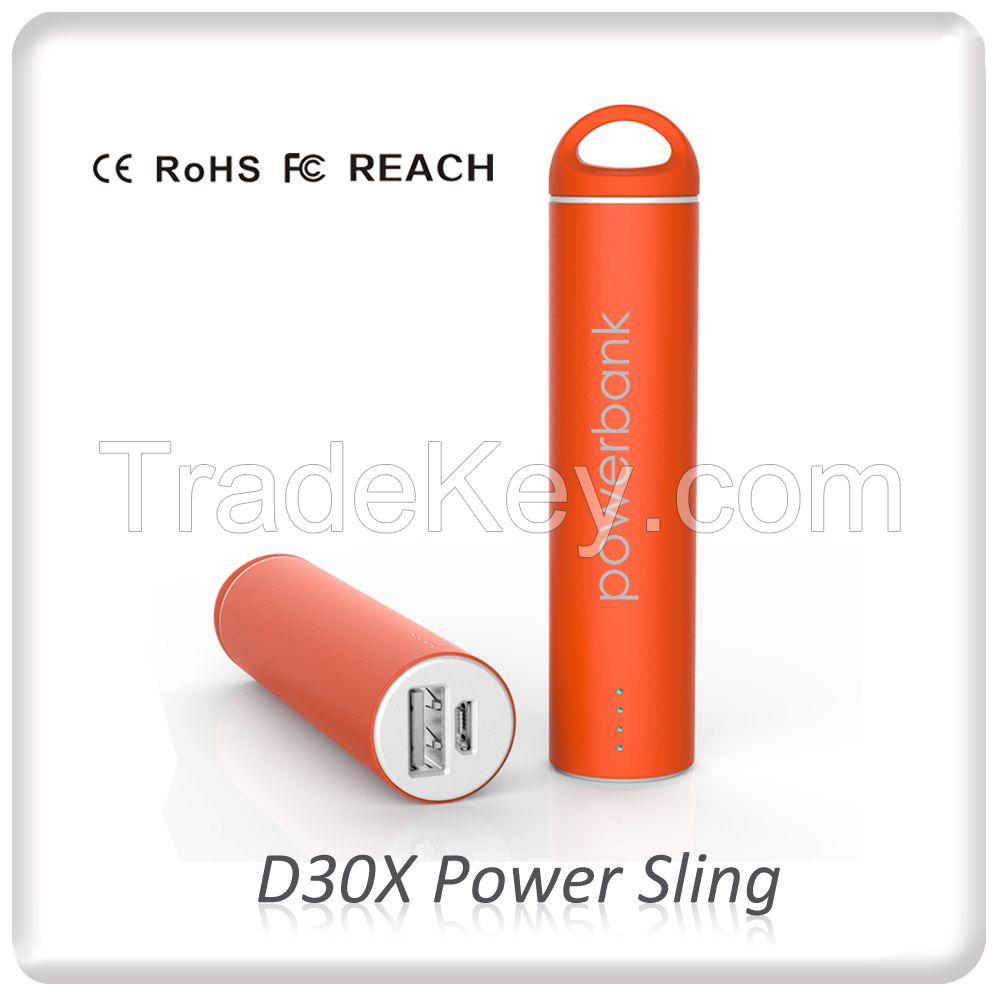 D30X private power sling power bank with REACH, PAHS, CE, ROHS from TUV / SGS