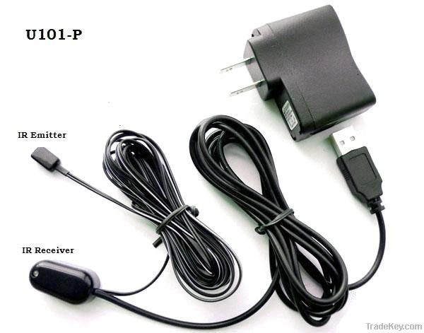 Remote Control IR Repeater/ IR Extender with 1 Receiver & 1 Emitter