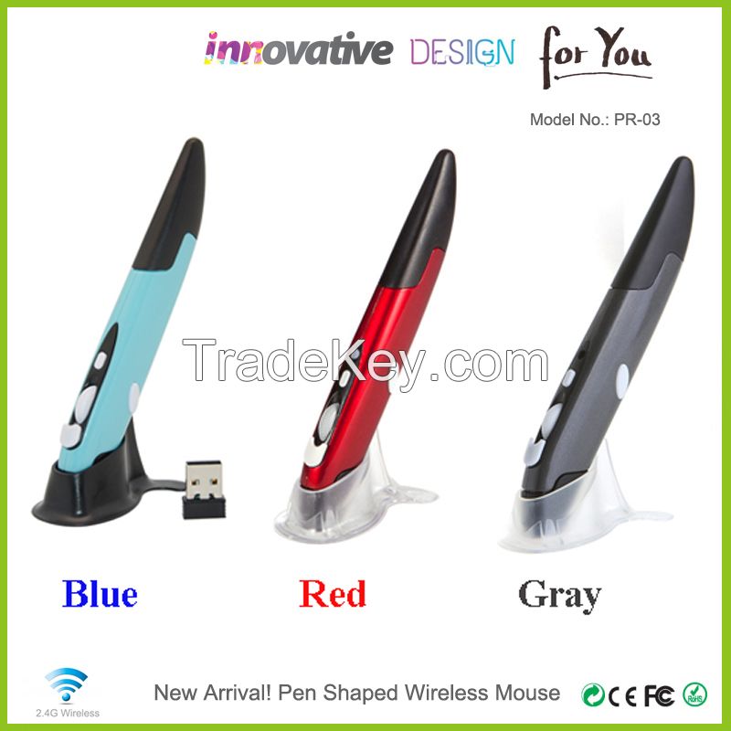 Latest Custom Made Wireless Optical Mouse Computer Mouse With Pen design Paypal available