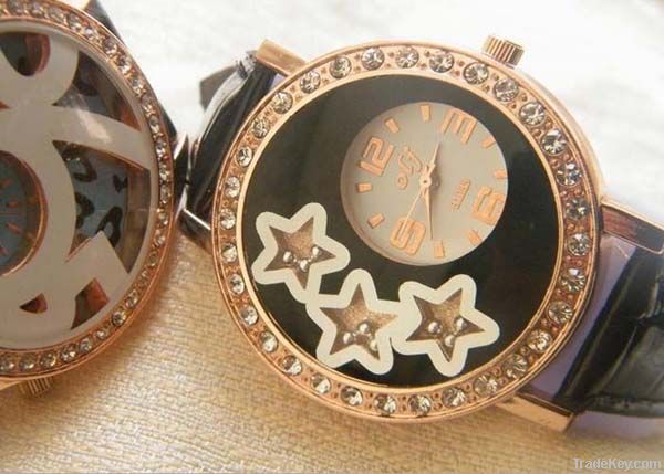 leather ladies watch