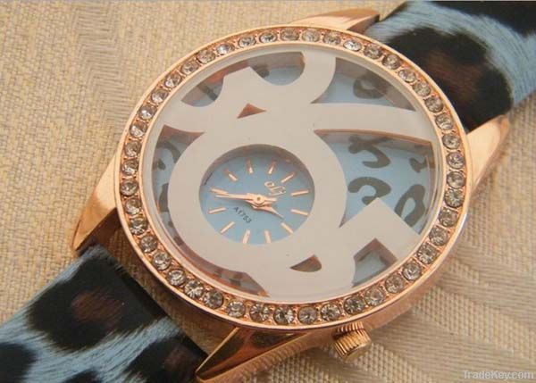 leather ladies watch