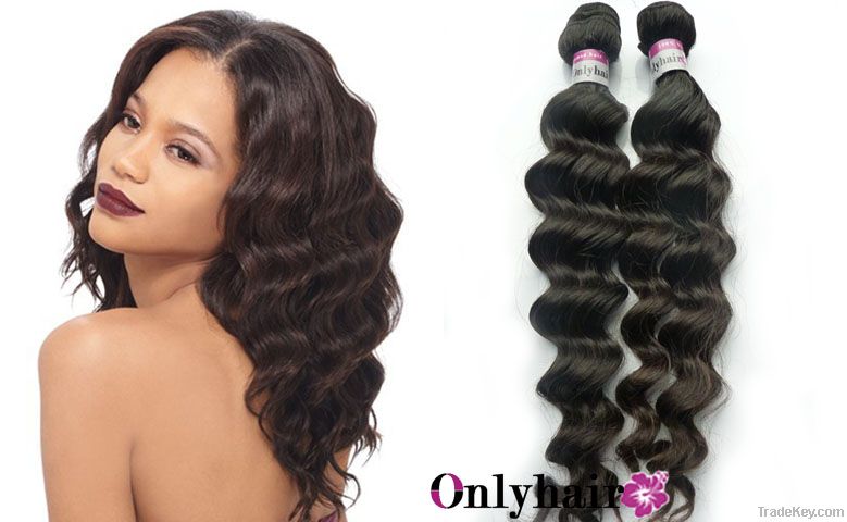 super   deal  product, indian  WAVY  virgin  remy  hair  extention