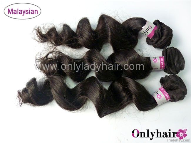 Cheap Malaysian Remy Hair Extension Loose Wave  Human Hair 3.5oz