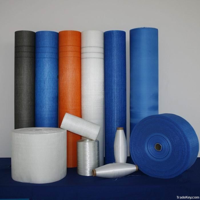 4x4mm, 5x5mm Alkali Resistant Fiberglass Mesh Fabric(Manufacturer)