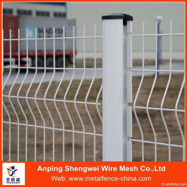 Industrial & Construction Security Fence with Peach Post