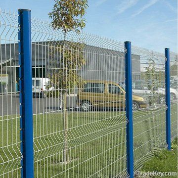 Industrial & Construction Security Fence with Peach Post