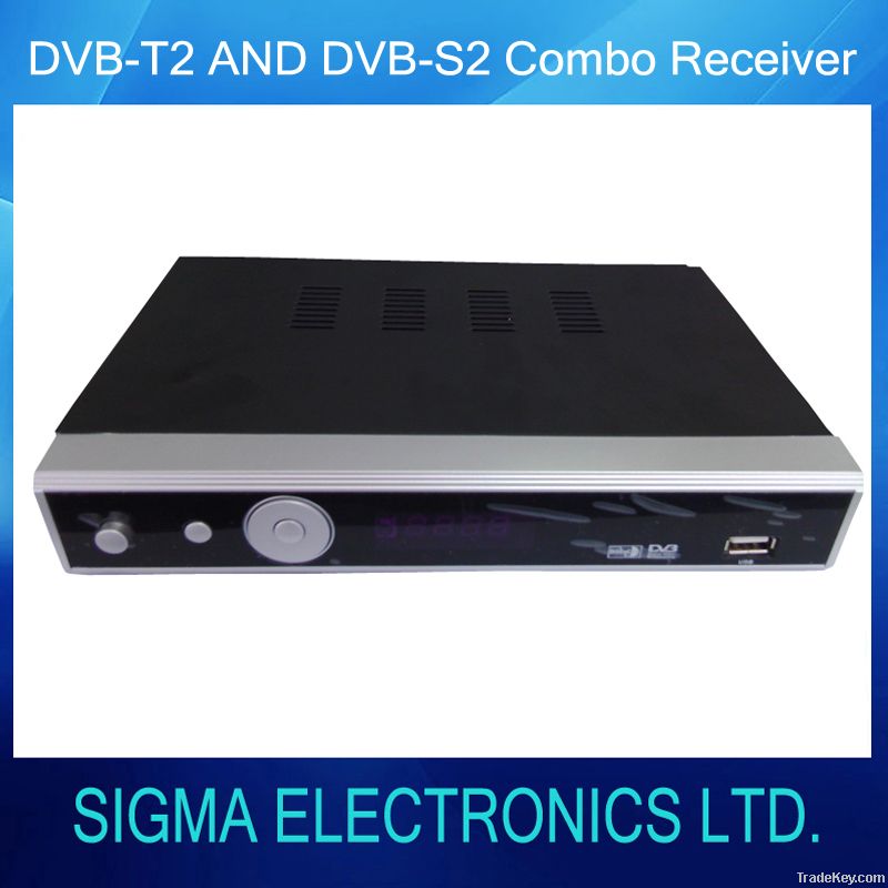 2013 DVB-T2 AND DVB-S2 Combo Receiver