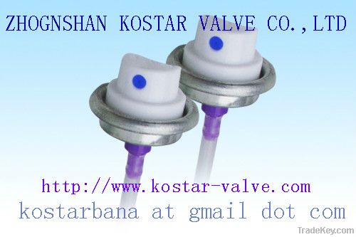 spary valve, aerosol push  valve