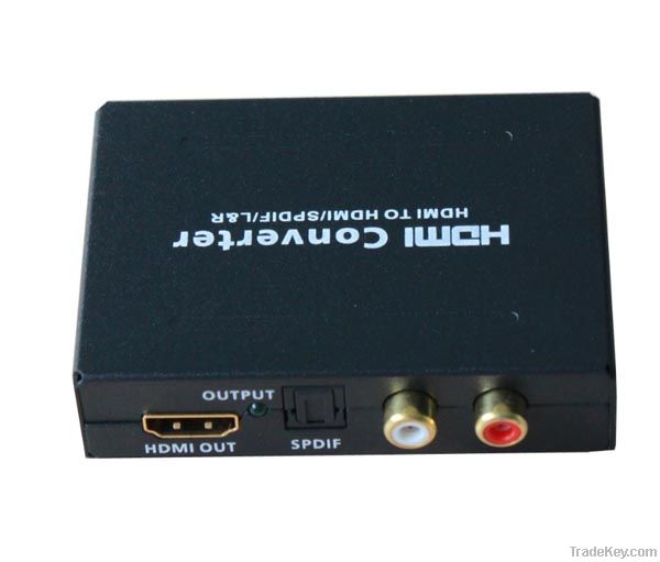 HDMI to HDMI/Analog/Audio converter