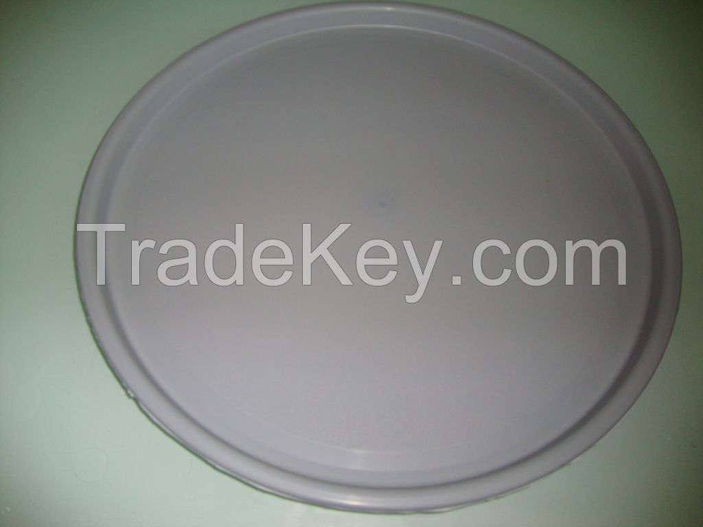 16" ROUND  RUBBER BLACK NON SLIP SERVING DRINK WAITERS TRAY High Quality Buffet Serving Tray