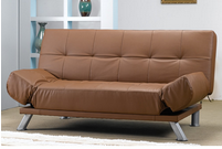 cheap brown L shape leather  sofa