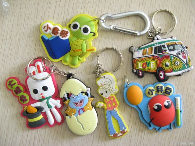 CUTE &amp; FASHIONAL PVC KEYCHAIN