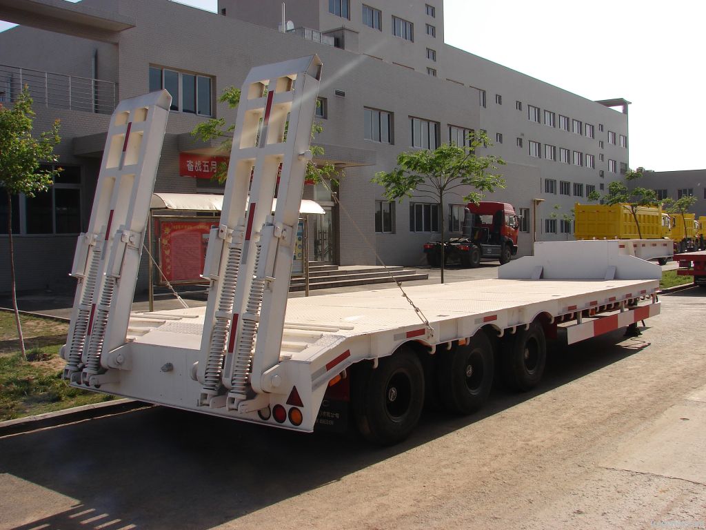 made in china 60 ton lowbed trailer truck