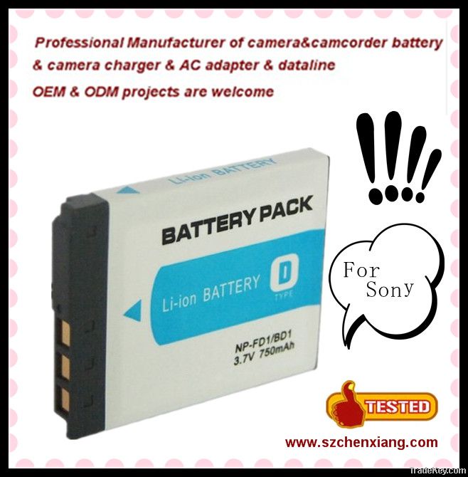 For Sony camera battery power with high capacity