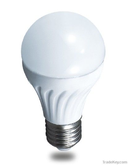 Emitting Color Ceramic + Glass Cover Flourescent LED Light Bulb