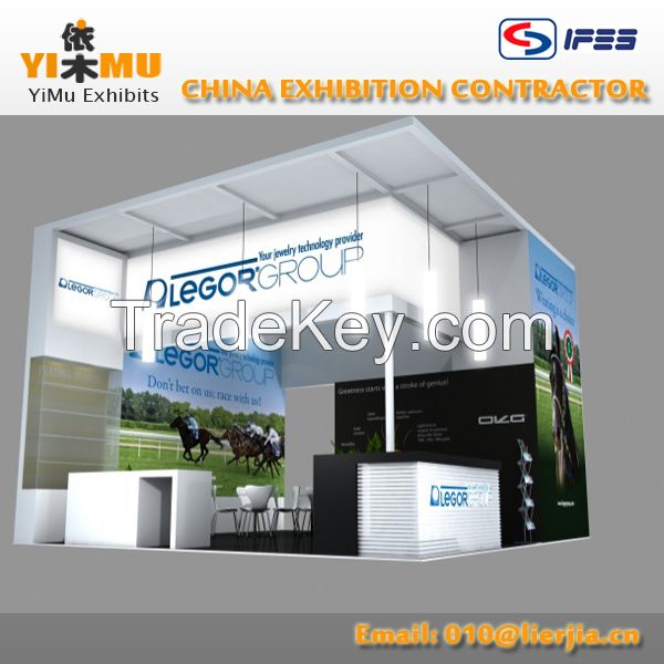 Stand Design for China Hong Kong Stand in Jewellery Gem Fair