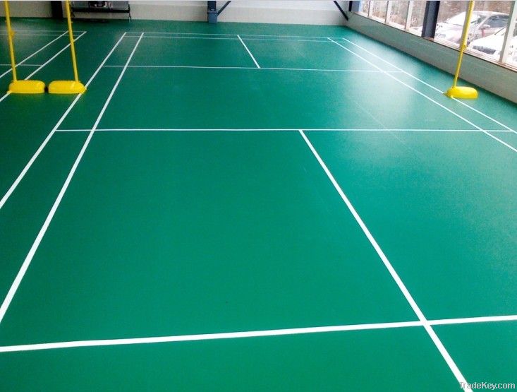 Indoor Badminton Sport Court Pvc Flooring