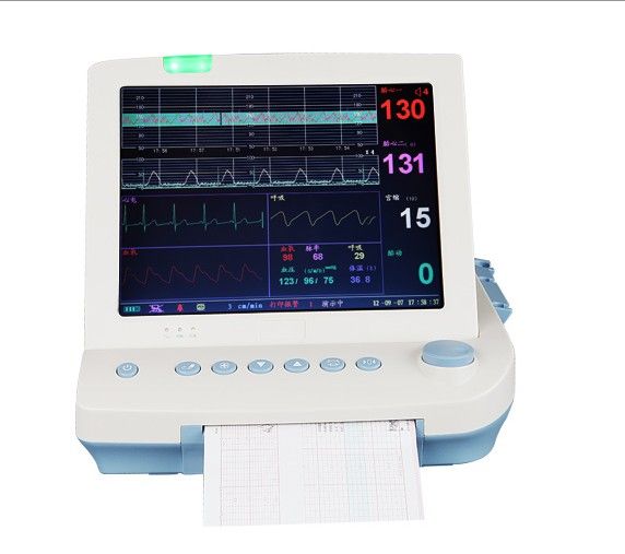 12.1 inch Fetal/Maternal monitor, Maternal spo2, HR, NIBP, Temp, ECG, RR