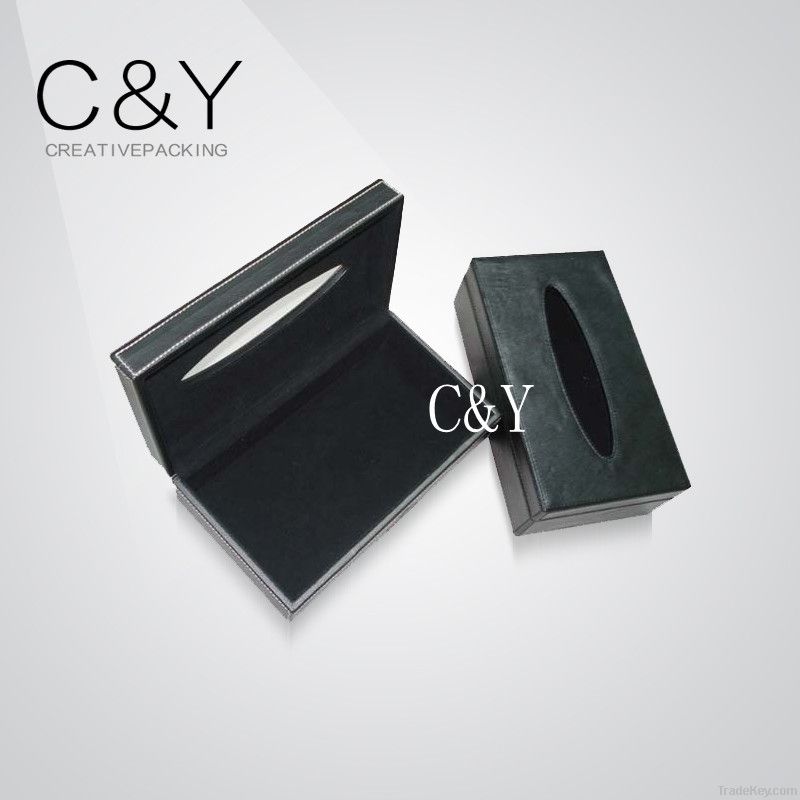 Faux leather office stationery