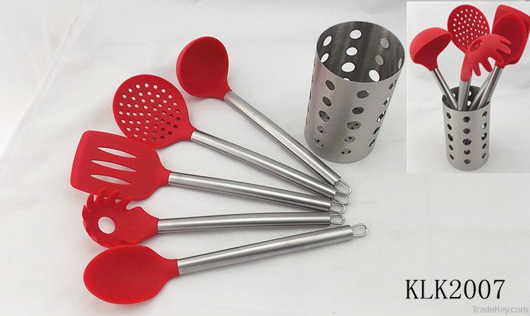 5pcs silicone cooking tool set