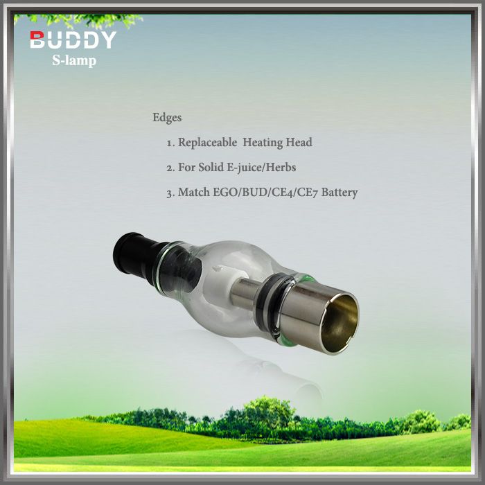 2013 Newest design glass globe vaporizer cartomizer portable dry herb vaporizer