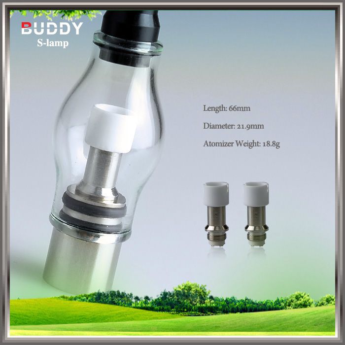 2013 Newest design glass globe vaporizer cartomizer portable dry herb vaporizer