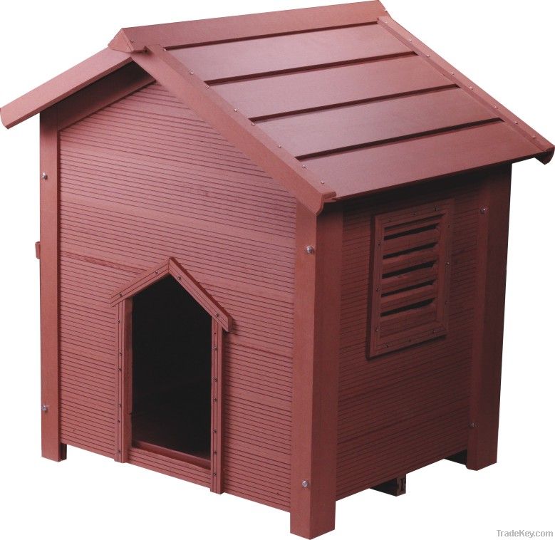 Lovely imitation wooden outdoor pet house