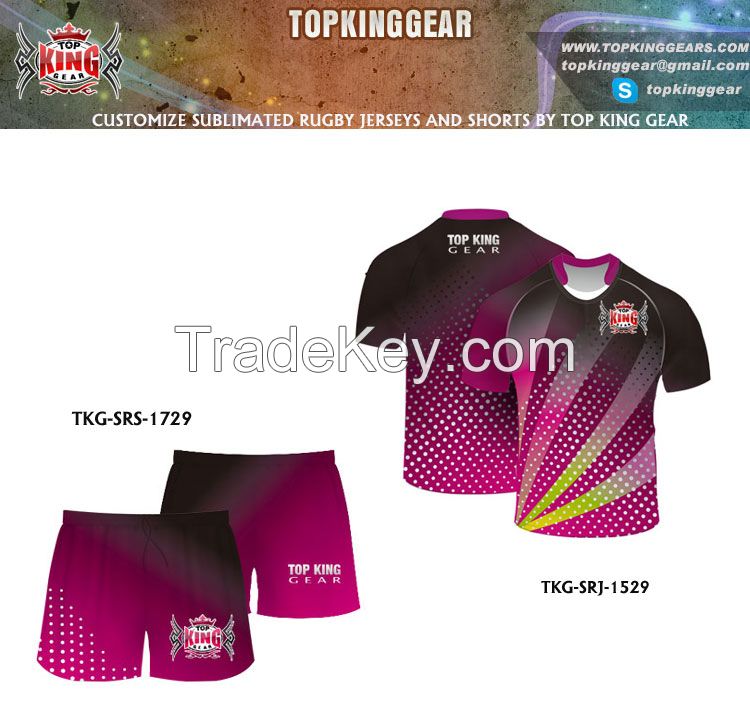 2015 Custom American Sublimation Rugby Shirt/ Rugby Uniform