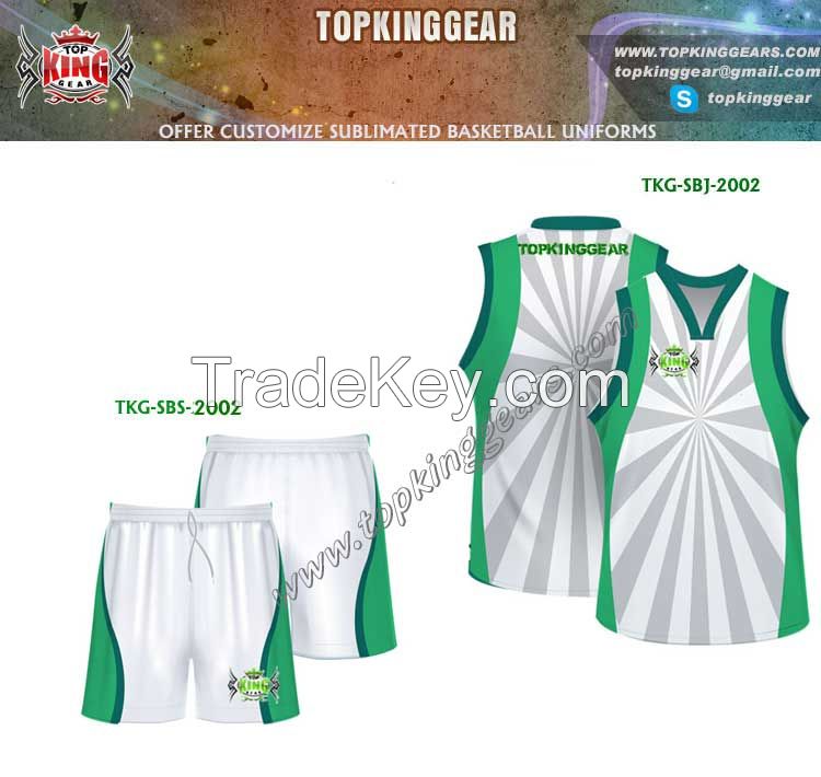 2015 Custom Sublimated Basketball Jerseys And Shorts