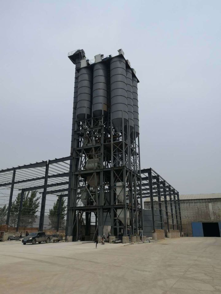 Annual capacity 200000 tons automatic tower type dry mortar plant