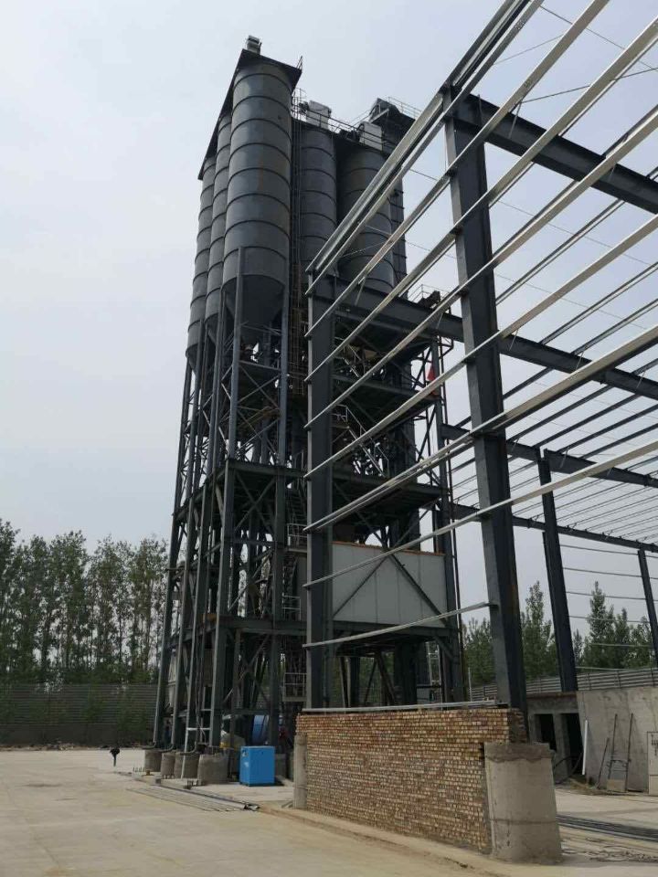 Annual capacity 200000 tons automatic tower type dry mortar plant