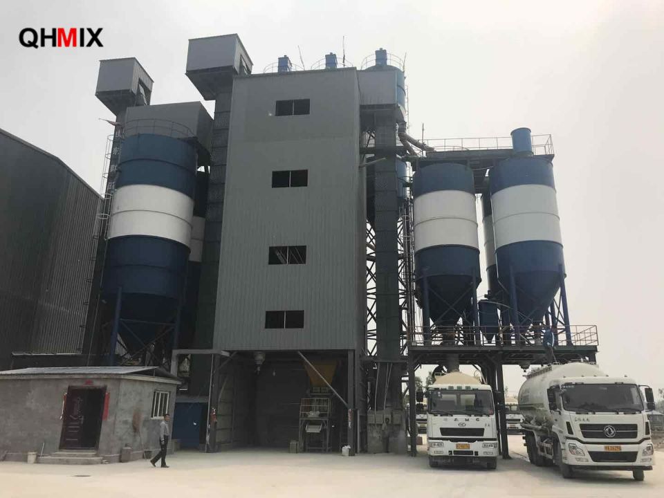 Vertical Ready-mixed mortar plant with12-300t/h capacity