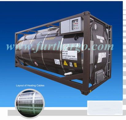 20ft ISO Liquid Tank Container (heating, T19/20/22/50/75, milk, HF)