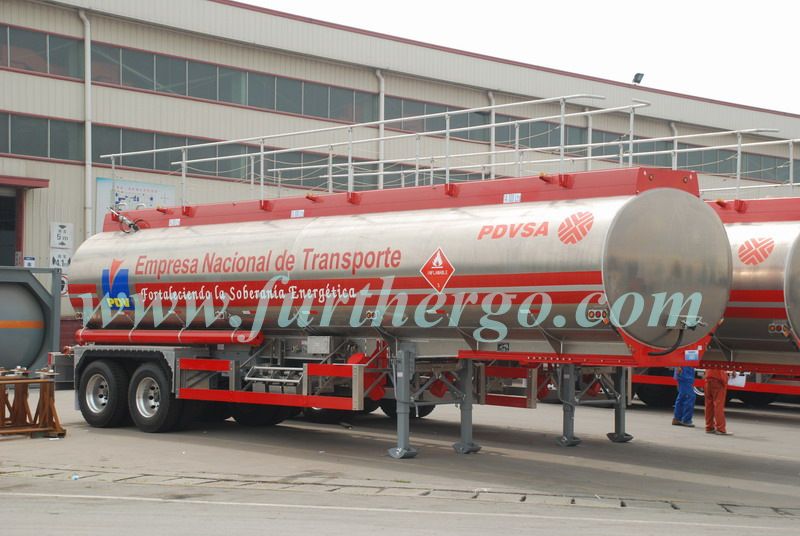 Aluminum Alloy/Stainless/Carbon Steel Fuel Tank Trailer