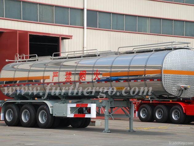 Aluminum Alloy/Stainless/Carbon Steel Fuel Tank Trailer