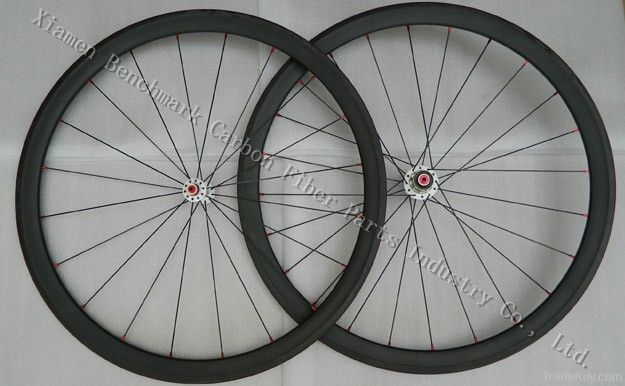 38mm Carbon Wheels Carbon Road Bicycle Wheel Set 700C Carbon Clincher