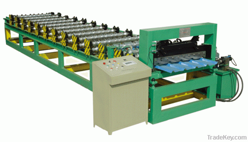 colored steel sheet roll forming machine