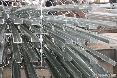 hot dip galvanized steel channels