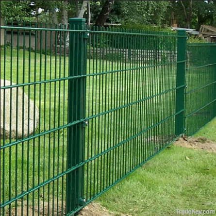 double wire fence