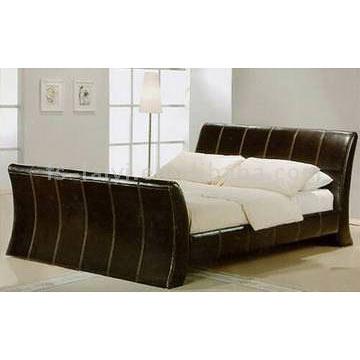 Unique Contemporary Leather Bed