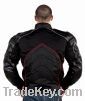 Mens Nylon, Mesh, & Leather Jacket