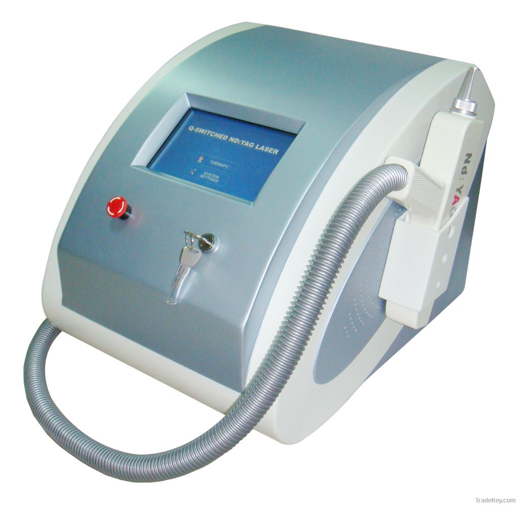 Q-switched Nd Yag solid laser Tattoo Removal System 