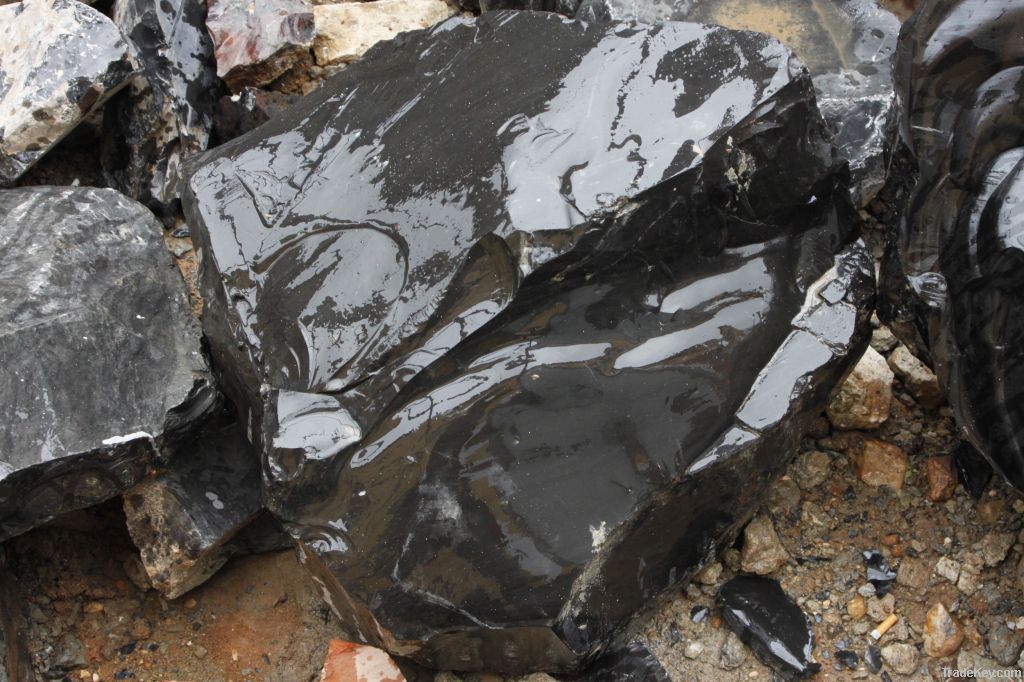 Obsidian Stone Block